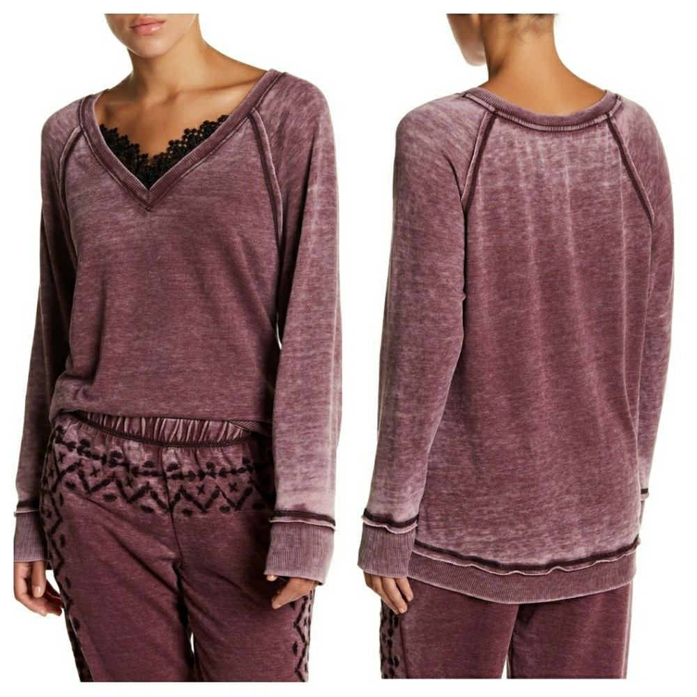 Melrose & Market Lace Trim Fleece Pullover 3X